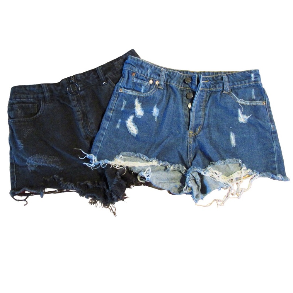 Signature8 And Forever 21 Jean Shorts Lot  High Waisted
